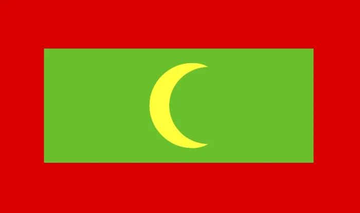 Gerahmter Druck : Flagge der Malediven Gerahmter Druck : Flagge der Malediven