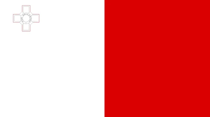 Gerahmter Druck : Flagge Maltas Gerahmter Druck : Flagge Maltas