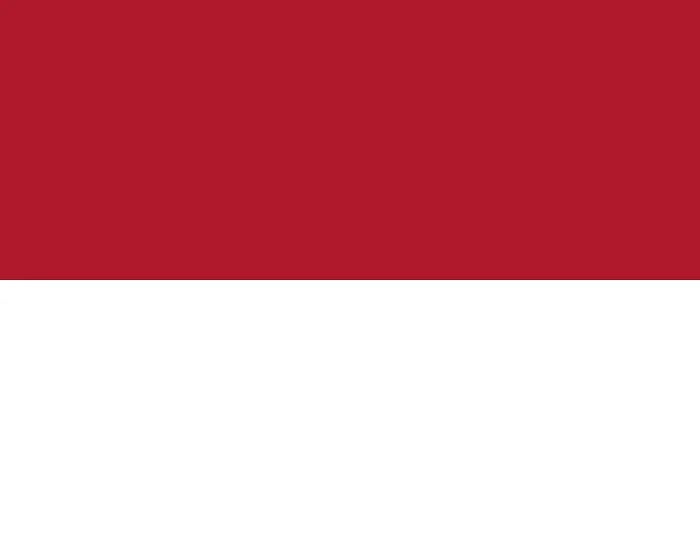 Gerahmter Druck : Flagge von Monaco, Vektorillustration. Gerahmter Druck : Flagge von Monaco, Vektorillustration.