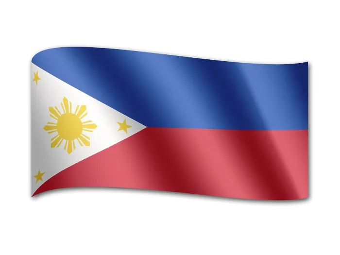 Gerahmter Druck : Das Nationalflagge der Philippinen Gerahmter Druck : Das Nationalflagge der Philippinen