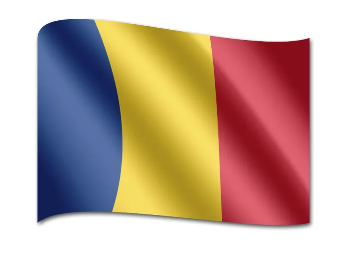 Gerahmter Druck : Flagge von Rumänien Gerahmter Druck : Flagge von Rumänien