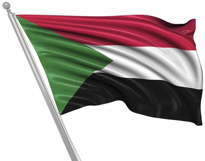 Gerahmter Druck : Flagge des Sudan, Dies ist eine computer-generierte und 3D-gerenderte Abbildung. Gerahmter Druck : Flagge des Sudan, Dies ist eine computer-generierte und 3D-gerenderte Abbildung.