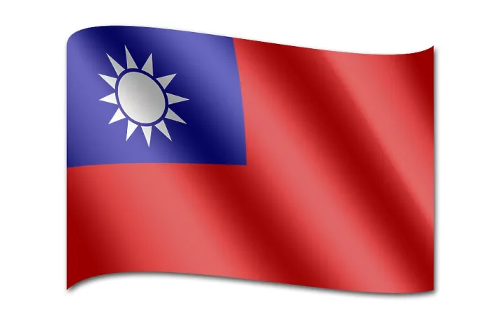 Gerahmter Druck : Flagge Taiwans Gerahmter Druck : Flagge Taiwans