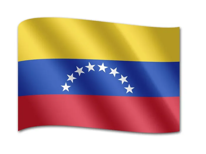 Gerahmter Druck : Flagge Venezuelas Gerahmter Druck : Flagge Venezuelas