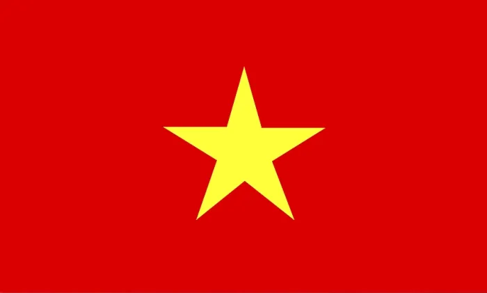 Gerahmter Druck : Flagge Vietnams Gerahmter Druck : Flagge Vietnams