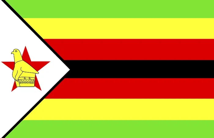 Gerahmter Druck : Flagge von Simbabwe Gerahmter Druck : Flagge von Simbabwe