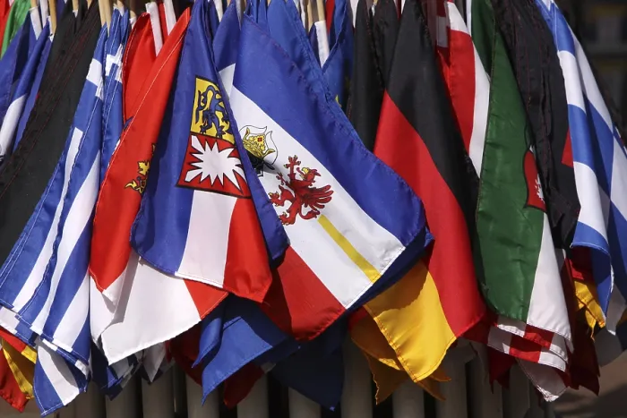 Gerahmter Druck : Flags Gerahmter Druck : Flags