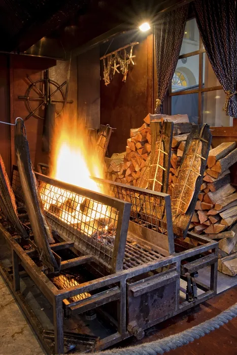 Gerahmter Druck : Flammensalmon Gerahmter Druck : Flammensalmon