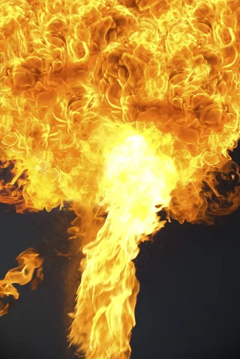 Gerahmter Druck : Flames Gerahmter Druck : Flames