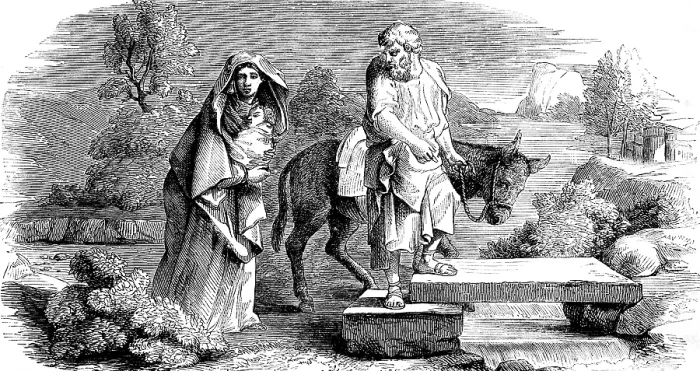 Gerahmter Druck : Die Flucht nach Ägypten, Kapitel 2. Gerahmter Druck : Die Flucht nach Ägypten, Kapitel 2.