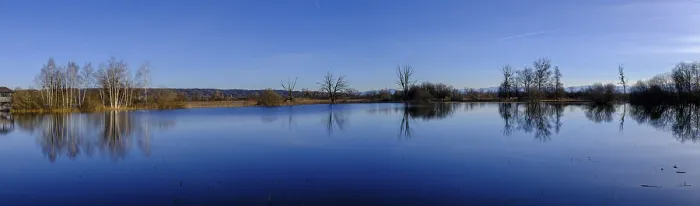 Gerahmter Druck : Überschwemmung in Dießen am Ammersee Gerahmter Druck : Überschwemmung in Dießen am Ammersee