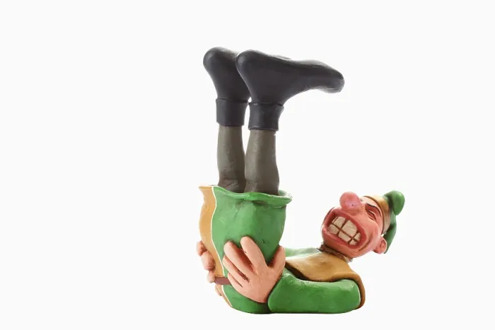 Gerahmter Druck : Narr oder Spaßvogel, Cartoonfigur. Gerahmter Druck : Narr oder Spaßvogel, Cartoonfigur.