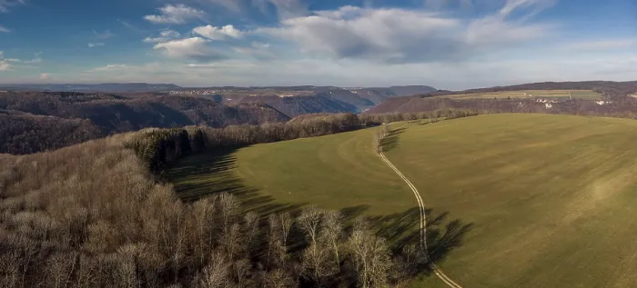 Gerahmter Druck : Waldlandschaft von oben. Gerahmter Druck : Waldlandschaft von oben.