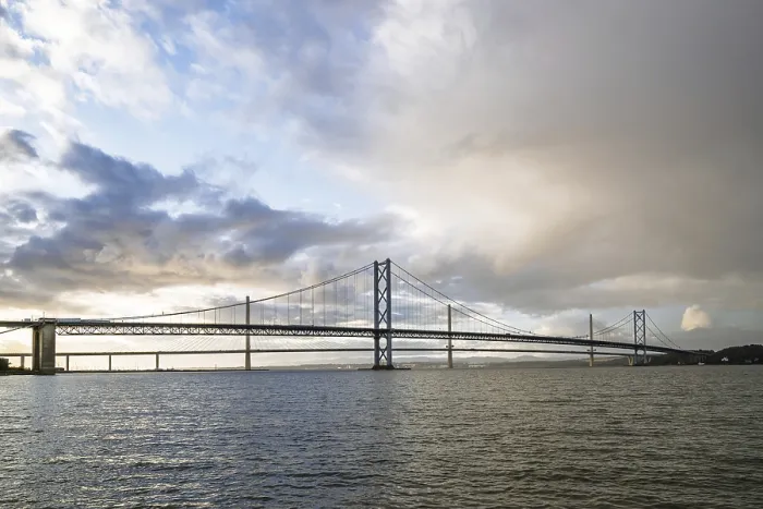 Gerahmter Druck : Forth Bridge, Queensferry Crossing