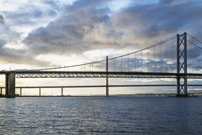 Gerahmter Druck : Forth Bridge, Queensferry Crossing Gerahmter Druck : Forth Bridge, Queensferry Crossing