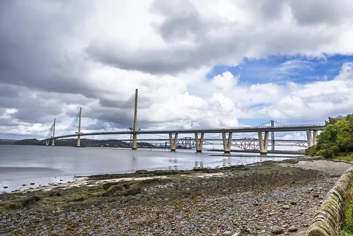 Gerahmter Druck : Forth Bridge, Queensferry Crossing Gerahmter Druck : Forth Bridge, Queensferry Crossing