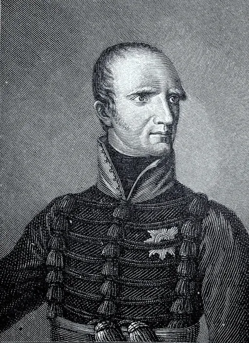 Gerahmter Druck : Friedrich Wilhelm von Braunschweig Gerahmter Druck : Friedrich Wilhelm von Braunschweig