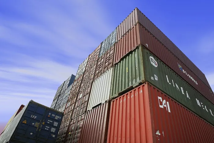Gerahmter Druck : Gütercontainer Gerahmter Druck : Gütercontainer