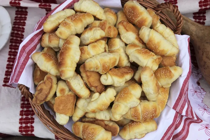 Gerahmter Druck : Frische Brötchen Gerahmter Druck : Frische Brötchen