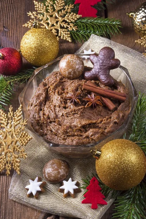 Gerahmter Druck : Frischer Lebkuchenteig Gerahmter Druck : Frischer Lebkuchenteig