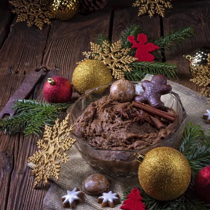 Gerahmter Druck : Frischer Lebkuchenteig Gerahmter Druck : Frischer Lebkuchenteig