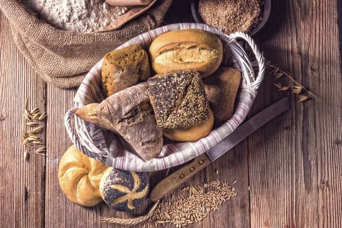 Gerahmter Druck : Frische Brötchen Gerahmter Druck : Frische Brötchen