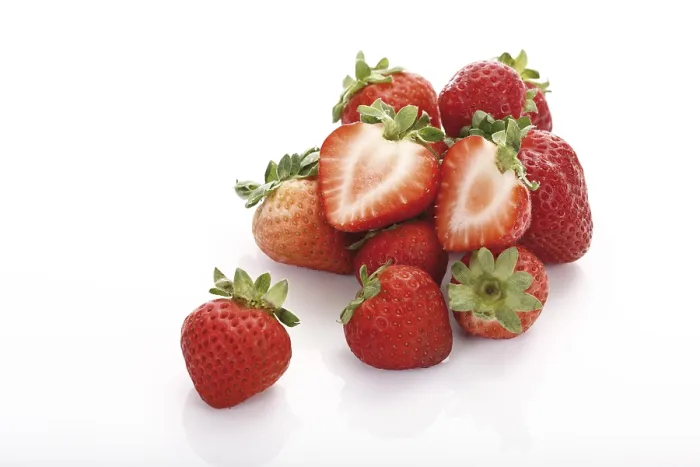 Gerahmter Druck : Frische Erdbeeren Gerahmter Druck : Frische Erdbeeren