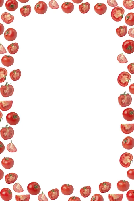 Gerahmter Druck : frische Tomate auf weißem Hintergrund Gerahmter Druck : frische Tomate auf weißem Hintergrund