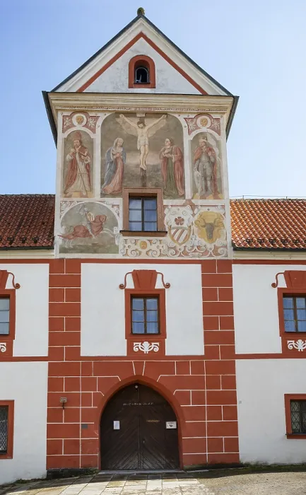 Gerahmter Druck : Freskan am ehemaligen Apotheken. Gerahmter Druck : Freskan am ehemaligen Apotheken.