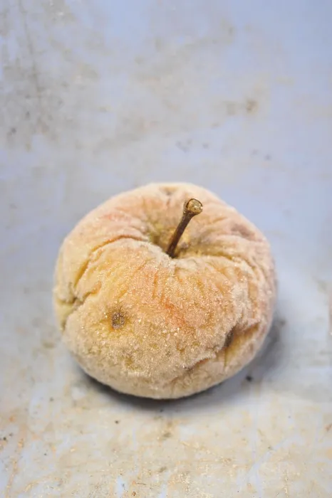Gerahmter Druck : Gefrorener Apfel. Gerahmter Druck : Gefrorener Apfel.