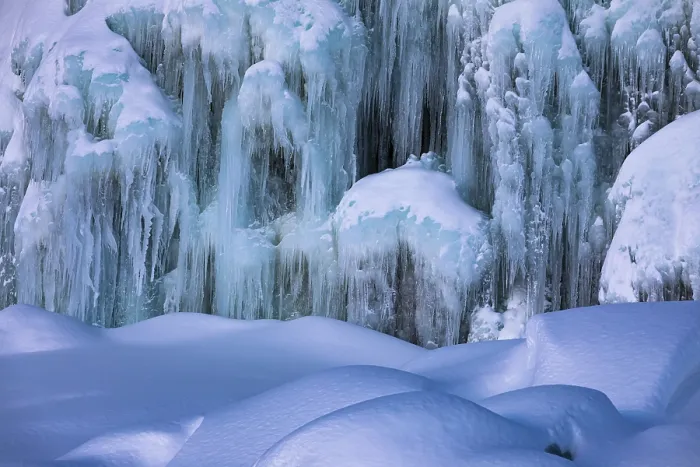Gerahmter Druck : Eisfall, Öxarafoss Gerahmter Druck : Eisfall, Öxarafoss