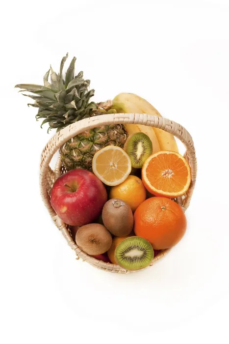Gerahmter Druck : Obstkorbe. Obstkorbständer Gerahmter Druck : Obstkorbe. Obstkorbständer