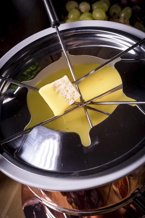 Gerahmter Druck : Obstfondue Gerahmter Druck : Obstfondue