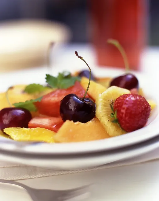 Gerahmter Druck : Obstsalat Gerahmter Druck : Obstsalat