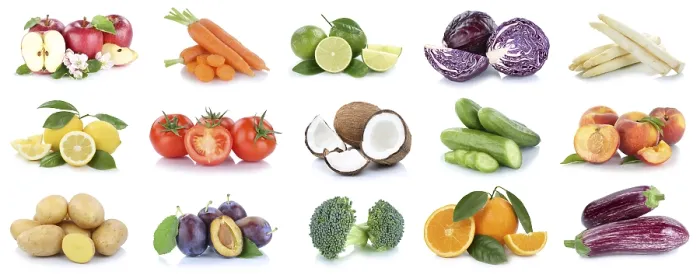 Gerahmter Druck : Obst und Gemüse Obst-Sammlung Äpfel Gerahmter Druck : Obst und Gemüse Obst-Sammlung Äpfel