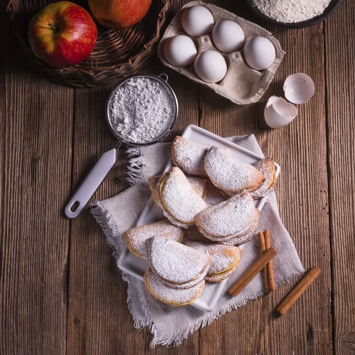 Gerahmter Druck : Fruchtige Apfel-Zimt-Muffins Gerahmter Druck : Fruchtige Apfel-Zimt-Muffins