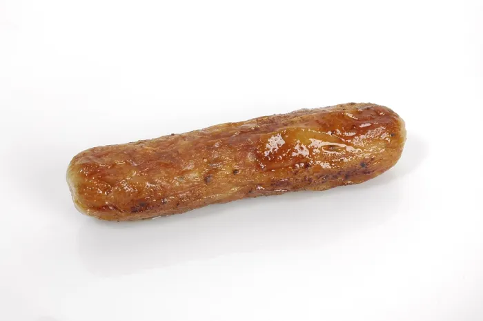 Gerahmter Druck : Würstchen braten. Gerahmter Druck : Würstchen braten.