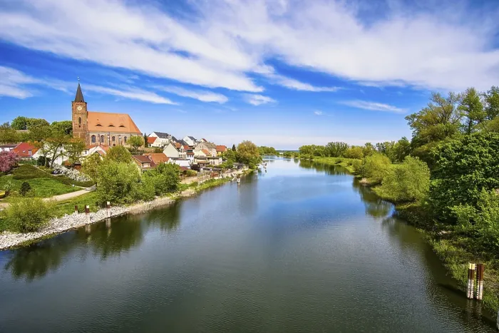 Gerahmter Druck : Fürstendamm Oder an der Oder-Spree-Kanal Gerahmter Druck : Fürstendamm Oder an der Oder-Spree-Kanal