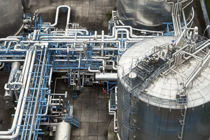 Gerahmter Druck : Gasindustrie Gerahmter Druck : Gasindustrie