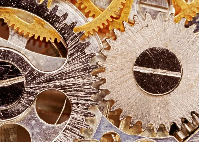 Gerahmter Druck : Gears Gerahmter Druck : Gears