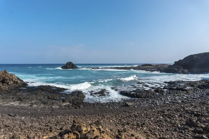 Gerahmter Druck : Edelsteinbuchten auf Isla de Lobos Gerahmter Druck : Edelsteinbuchten auf Isla de Lobos