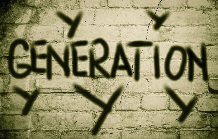 Gerahmter Druck : Generation Y-Konzept Gerahmter Druck : Generation Y-Konzept