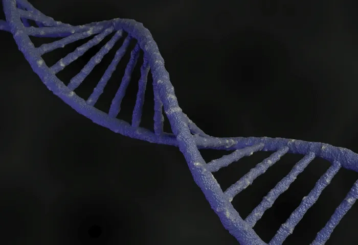 Gerahmter Druck : Genetischer Code Struktur des DNA-Moleküls. 3D-Rendern. Gerahmter Druck : Genetischer Code Struktur des DNA-Moleküls. 3D-Rendern.