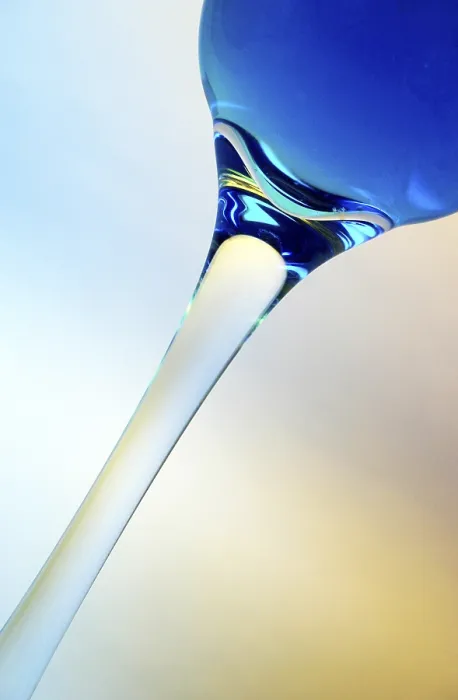 Gerahmter Druck : Sanft beleuchteter Glas Gerahmter Druck : Sanft beleuchteter Glas