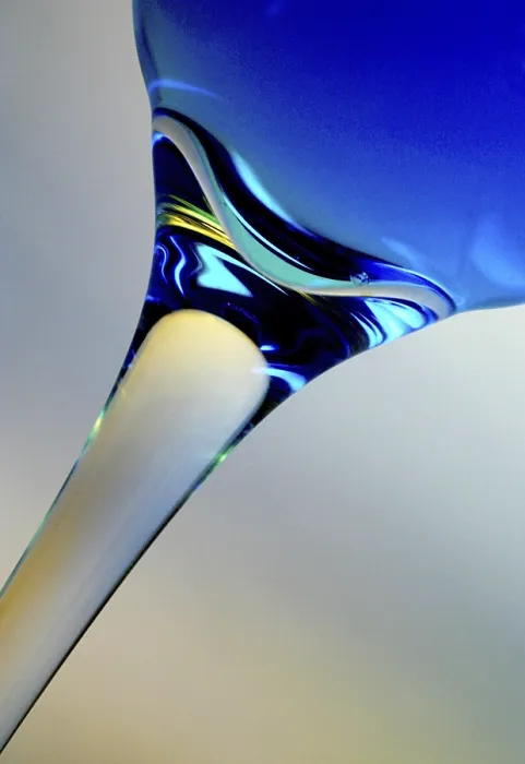 Gerahmter Druck : Sanft beleuchteter Glas. Gerahmter Druck : Sanft beleuchteter Glas.