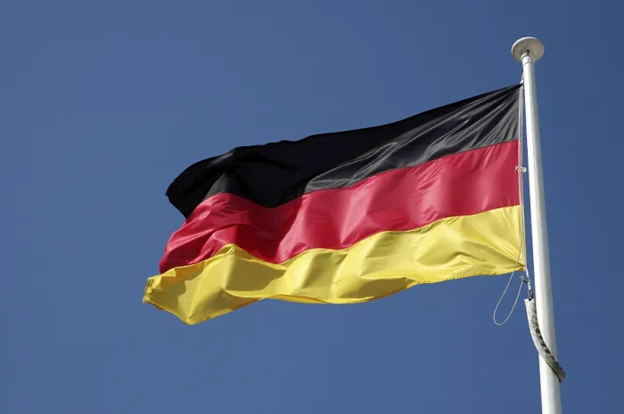 Gerahmter Druck : Deutsche Flagge Gerahmter Druck : Deutsche Flagge