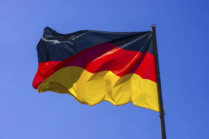 Gerahmter Druck : Deutsche Flagge Gerahmter Druck : Deutsche Flagge