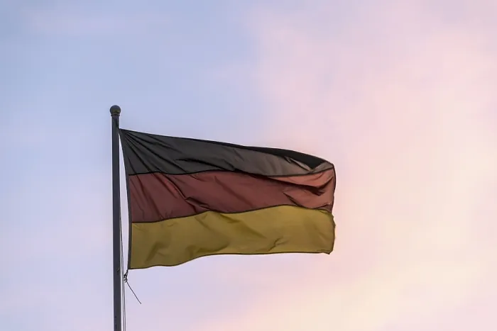Gerahmter Druck : Deutsche Flagge Gerahmter Druck : Deutsche Flagge