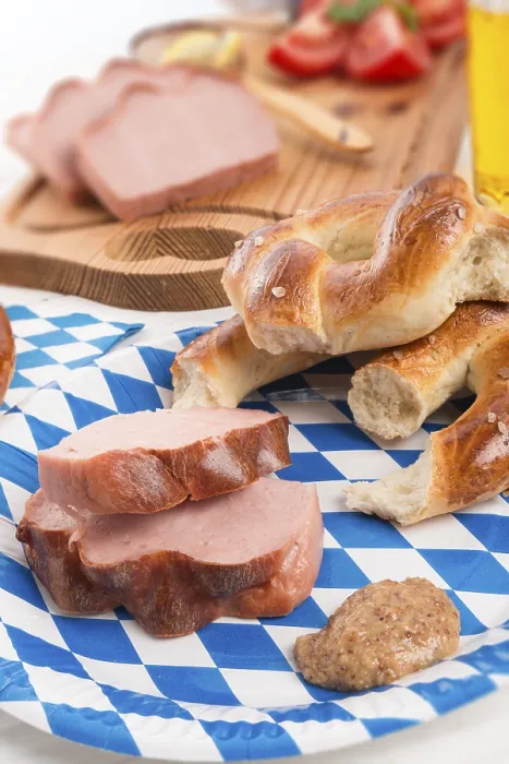 Gerahmter Druck : Deutsches Leberkäse Gerahmter Druck : Deutsches Leberkäse