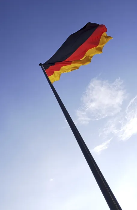 Gerahmter Druck : Deutsche Flagge Gerahmter Druck : Deutsche Flagge